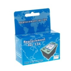 Картридж струменевий MicroJet для HP DJ 5743/6543 аналог HP 134 Color (HC-F34L)